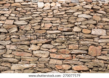 Big stone wall 