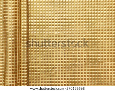 golden mosaic texture wall