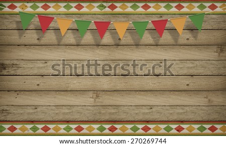 Cinco de Mayo, USA Mexican Celebration, Backgrounds. Wood copy space Royalty-Free Stock Photo #270269744