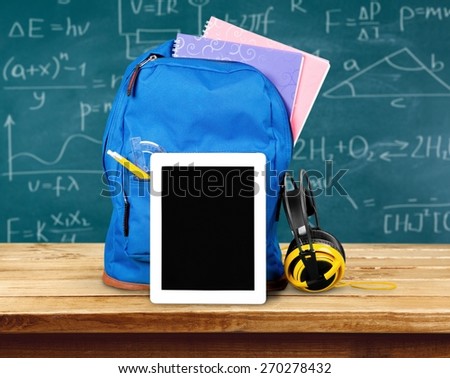 Ipad, Education, Backpack.