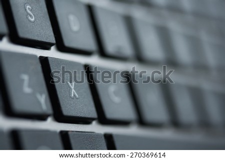 The modern laptop keyboard macro shooting