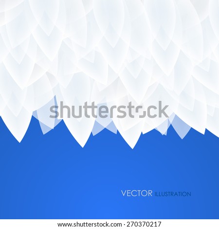 Abstract blue background for design - vector illustration. Clip-art