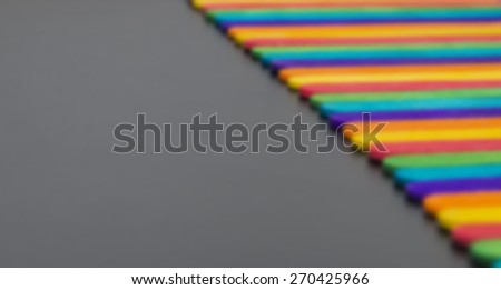 Colorful wooden stripe in Blur style