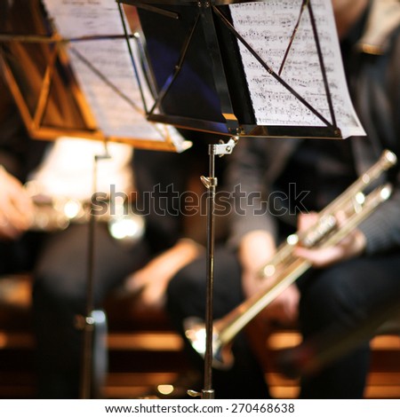 Orchestra music stands
