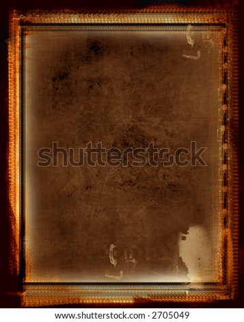 Computer designed highly detailed grunge textured border and background with space for your text or image