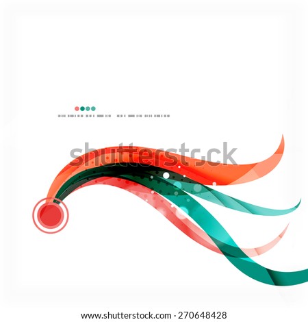 Red and blue lines background, modern business shiny template