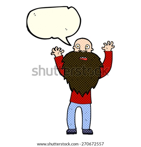 cartoon person with speech bubble