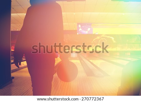 boy in bowling