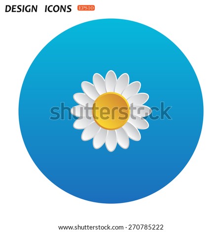 daisy. icon. vector design