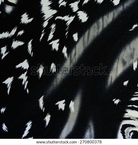 texture of print fabric striped panther for background
