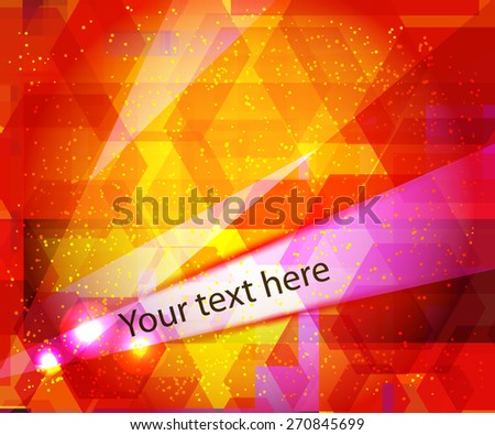 abstract art colors geometry background for your text or presentation.