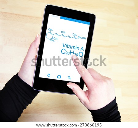 Chemical formula of Vitamin A