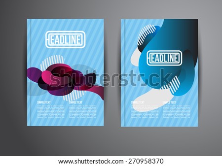 Flyer, Brochure Design Templates. Geometric Abstract Modern Backgrounds. Presentation, Brochure or Flyer Infographic Concept.