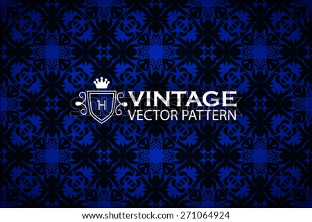 Damask pattern. Vector illustration