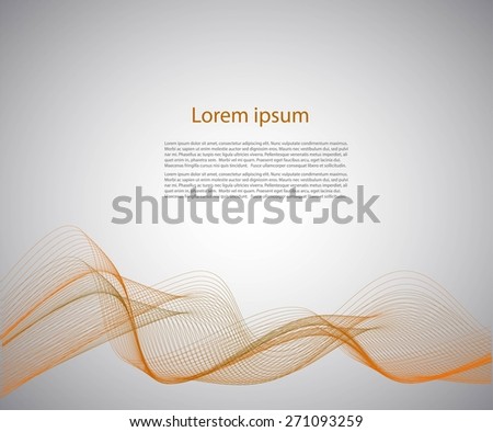 Smooth lines on gray background
