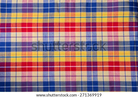 plaid fabric texture for background
