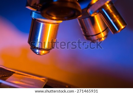 Microscope, Laboratory, Medical Research.