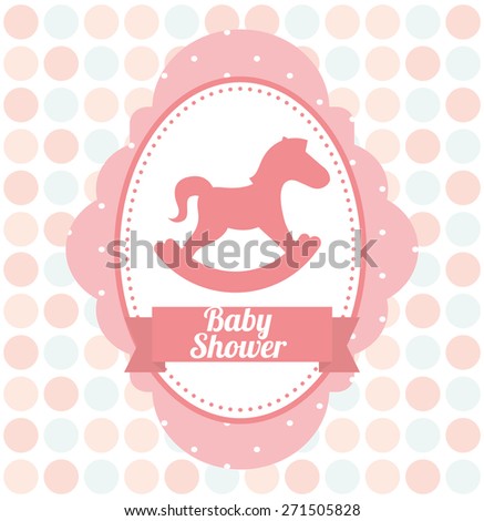 baby shower design, vector illustration eps10 graphic 