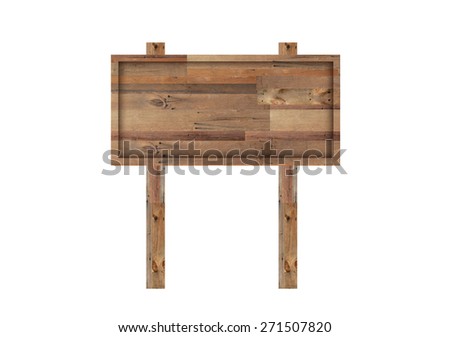 wood signboard