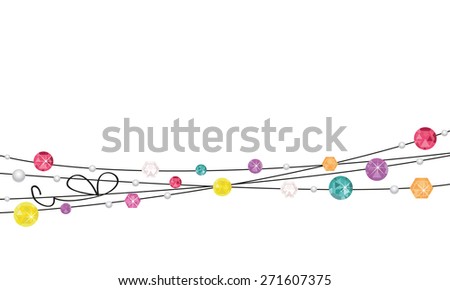 Colorful diamonds decorative background vector 