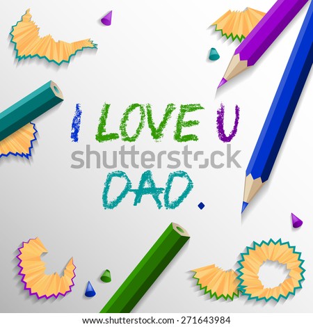 fathers day vector background