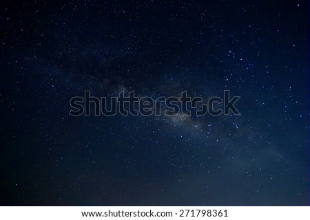 milky way and stars, background image of night sky with milky way and stars, space for text and design