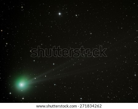 The Comet Lovejoy, C/2014 Q2 Near-Earth orbit in 2014. Take a picture with middle Telescope.