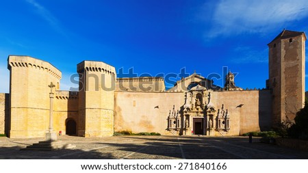 Royal Abbey of Santa Maria de Poblet. Catalonia
