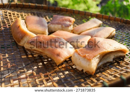 Deep fried dried pork Royalty-Free Stock Photo #271873835