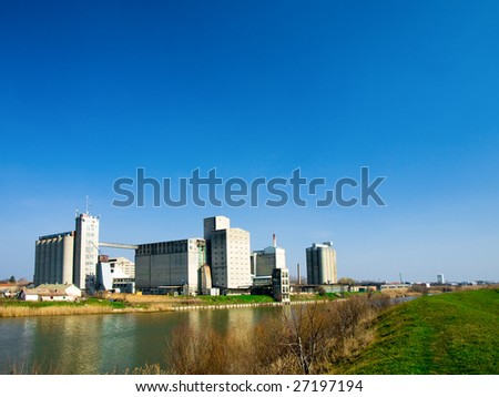 factory and the river