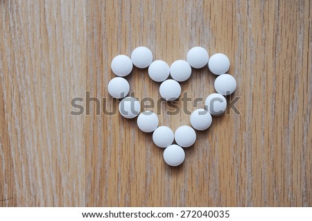 many medicines or vitamins tablets