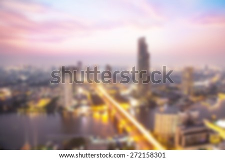 blur city of light bangkok 