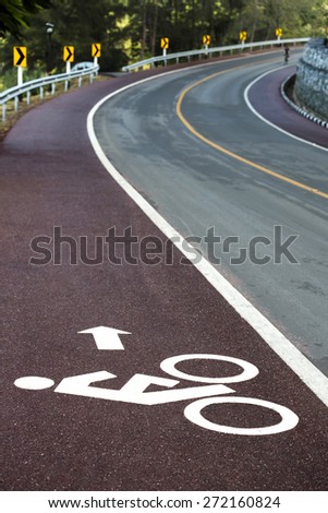 bike lane in the city
