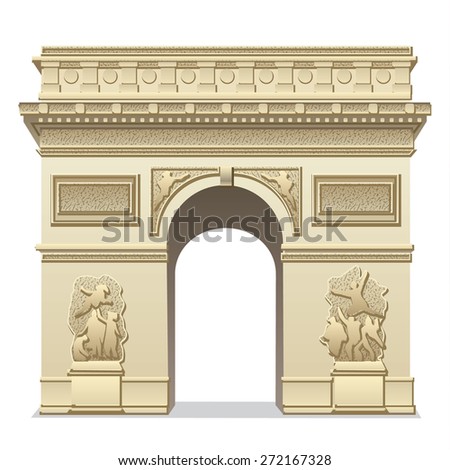 triumphal arch Royalty-Free Stock Photo #272167328