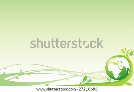 Ecology abstract background