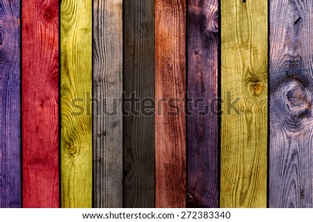 Colorate wood background
