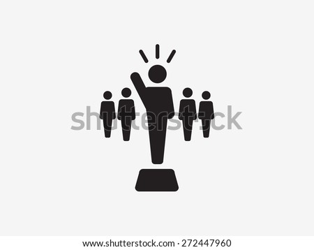 Leader Icon - Vector Royalty-Free Stock Photo #272447960