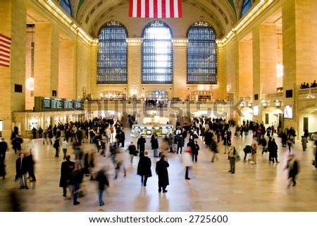 Grand Central Station in New York City Royalty-Free Stock Photo #2725600
