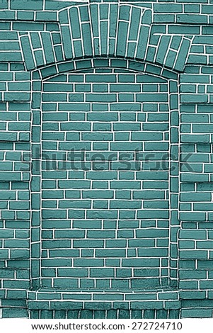 brick wall, fence, window