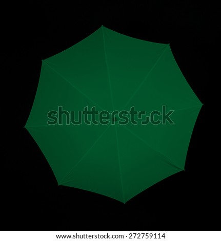 Studio shot of umbrella - close-up