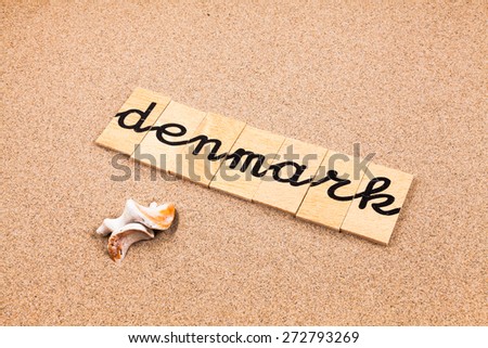 Words on sand denmark