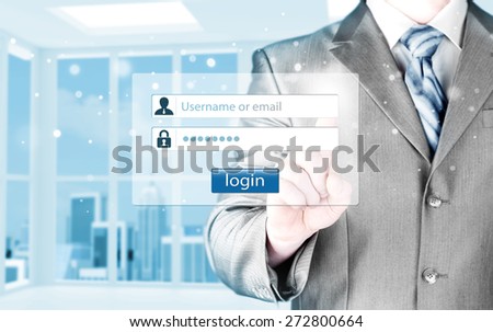 login and password