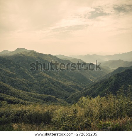 China mountain background