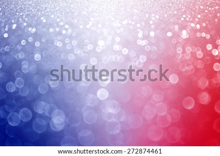 Abstract patriotic red white and blue glitter sparkle background Royalty-Free Stock Photo #272874461