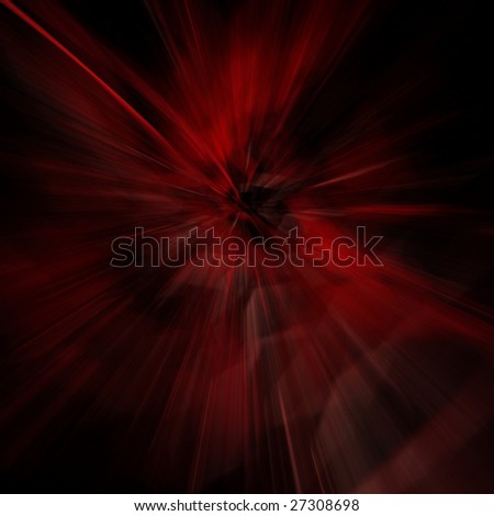 Abstract fractal on black background