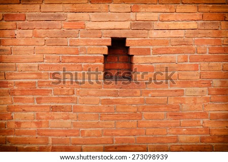 Red brick wall backgrounds with vignette