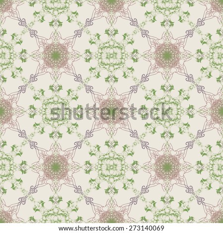 Flourish background pattern design for wallpaper and decoration design.  