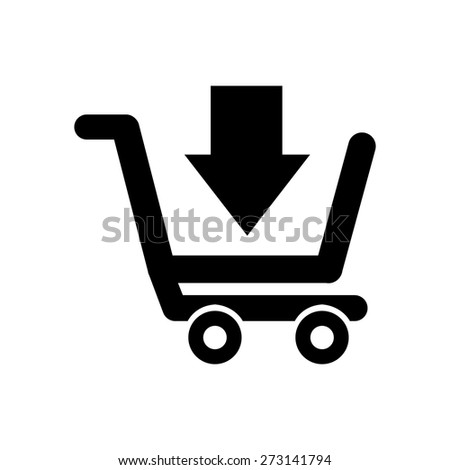 shopping cart design, vector illustration eps10 graphic 