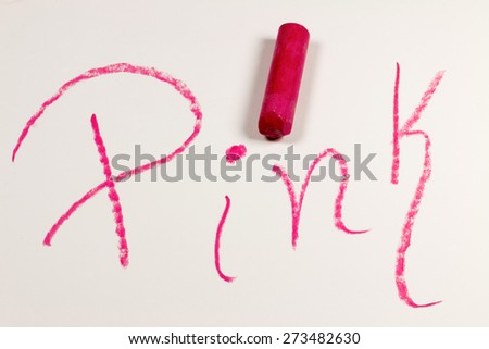 Colorful Chalk Pastels for Kids in White Paper.