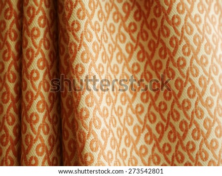 Closeup pattern of Thai fabric
